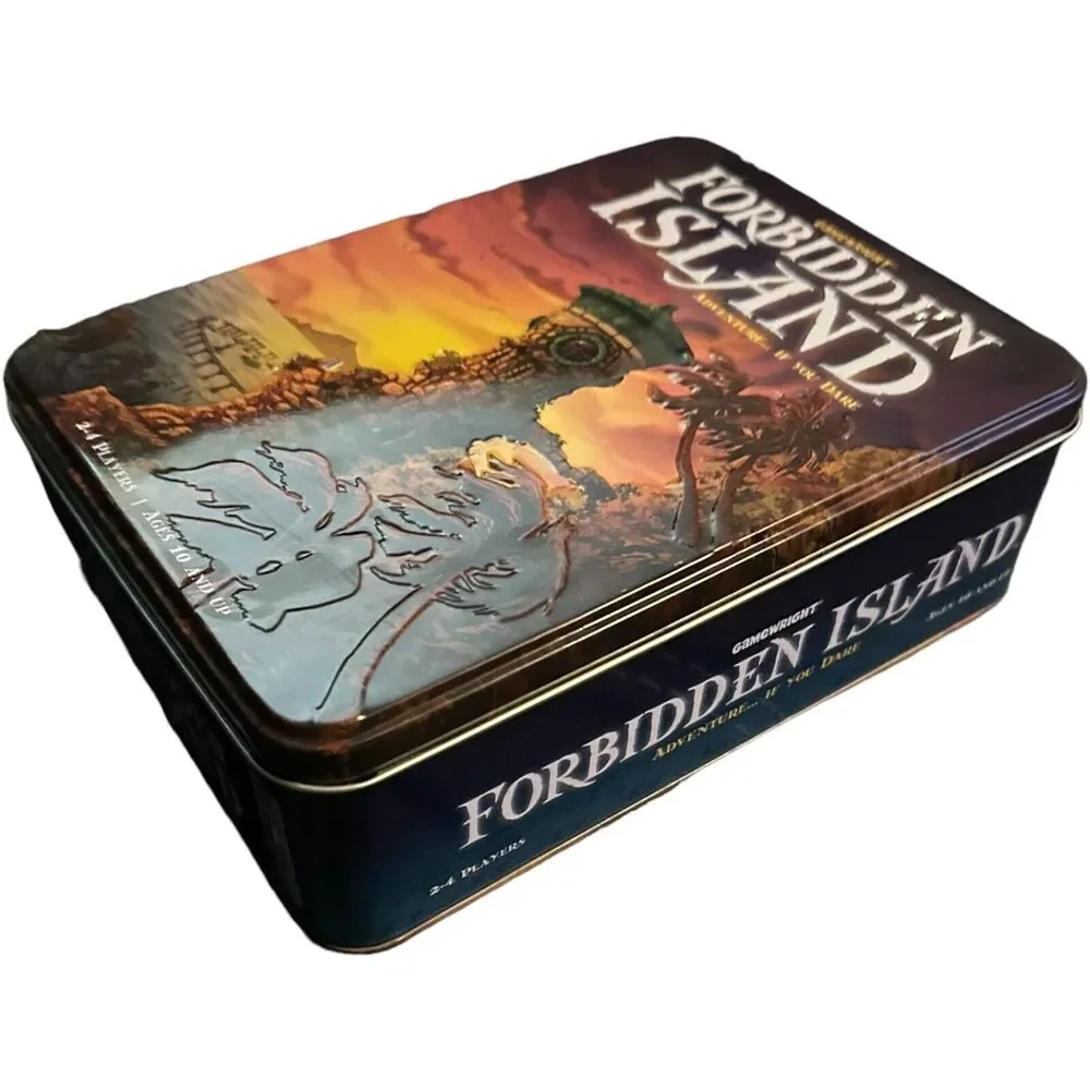 Forbidden Island Adventure Game COMPLETE Gamewright (2010) Card Playing Fantasy